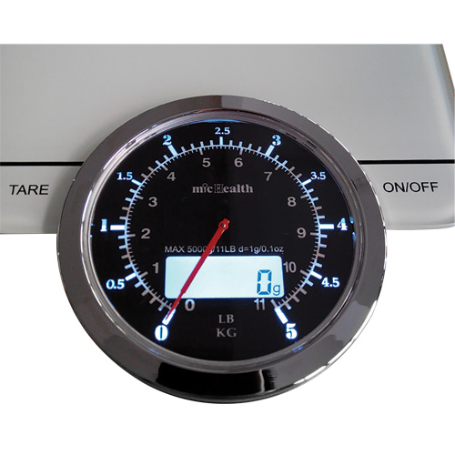 Portion Scale, 5 kg Cap., 1 g Graduations Oxymax Inc