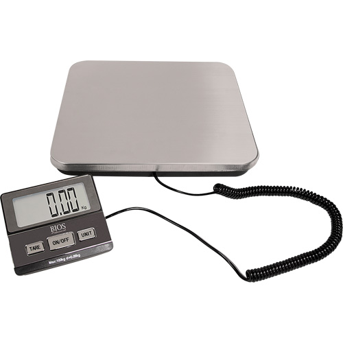 Digital Receiving Scale, 220 lbs. Cap., 1 lbs. Graduations Oxymax Inc