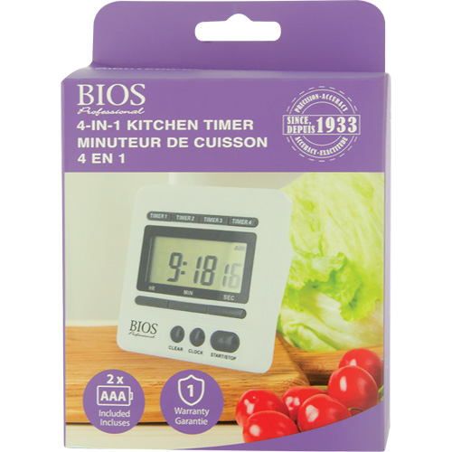 4-In-1 Kitchen Timer Oxymax Inc