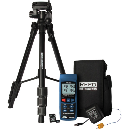 N&eacute;cessaire de thermom&egrave;tre thermocouple avec enregistreur de donn&eacute;es Oxymax Inc