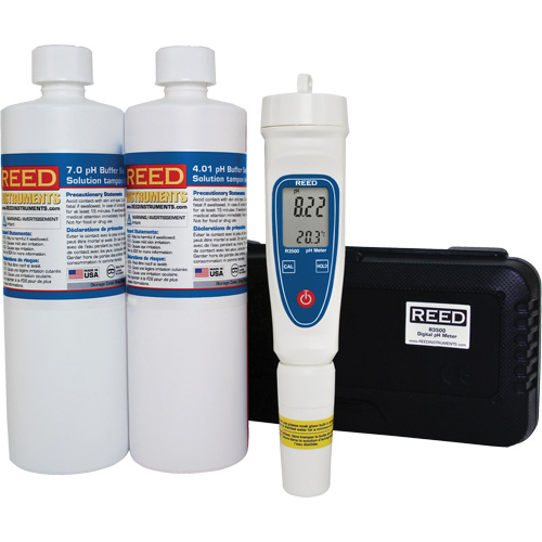 pH Meter & Buffer Solution Kit Oxymax Inc