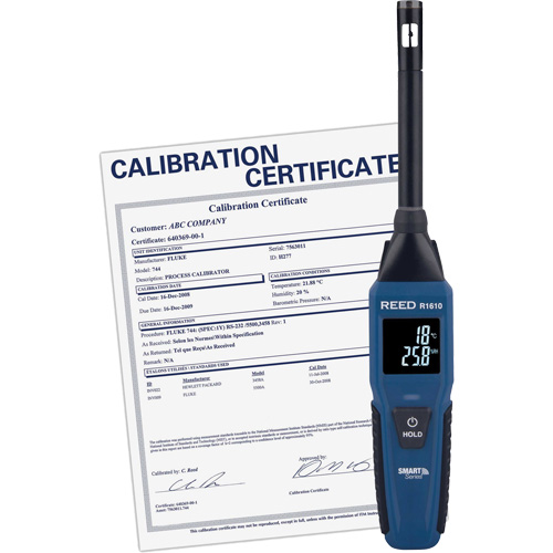 Thermo-hygrom&egrave;tre Bluetooth Smart Series avec certificat ISO, 0,0% - 100% RH, -4°- 140° F (-20° - 60° C) Oxymax Inc