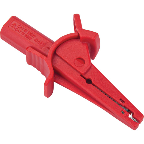 Pince crocodile rouge pour le v&eacute;rificateur disolement haute tension R5002 Oxymax Inc