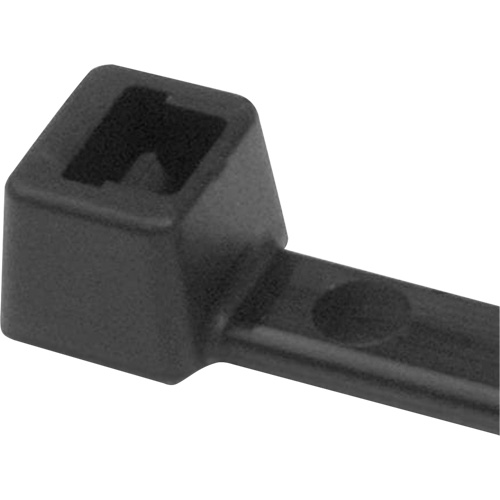 Attaches de c&acirc;ble PA66, Longueur 5-1/2", R&eacute;sistance &agrave; la traction 18 lb, Noir Oxymax Inc