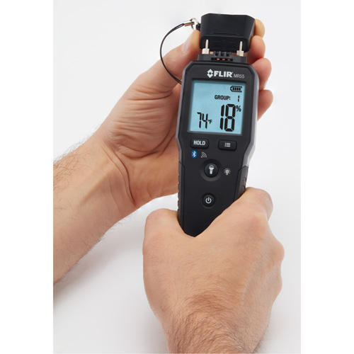 Pin Moisture Meter with Bluetooth&reg;, 1 - 99% Moisture Range Oxymax Inc