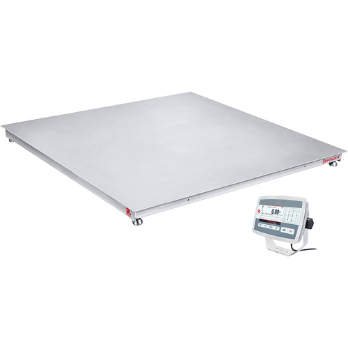Balance de plancher lavable DEFENDER 5000, Capacit&eacute; de 2500 lb, 36" la x 36" lo Oxymax Inc