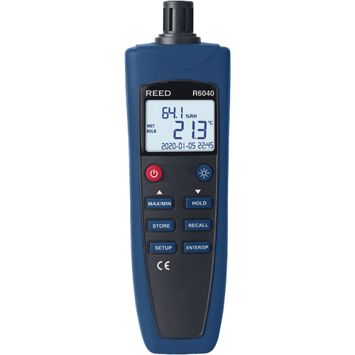 Psychrom&egrave;tre/Thermohygrom&egrave;tre, 0% - 99,9% HR, -4°- 158° F ( -20° - 70° C ) Oxymax Inc