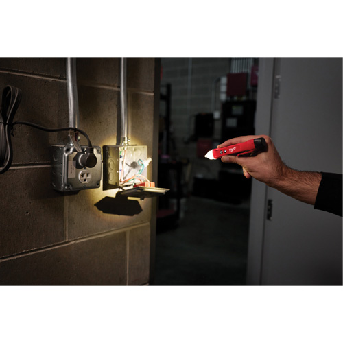 D&eacute;tecteur de tension sans contact avec DEL, 50 V - 1000 V, Alerte Affichage & son Oxymax Inc