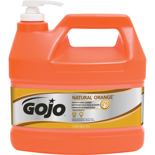 Nettoyant &agrave; mains Natural Orange, Cr&egrave;me, 3,78 L, Cruche, Agrumes/Orange Oxymax Inc