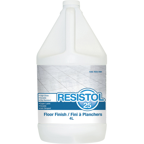 Resistol 25 Floor Finishes, 4 L, Jug Oxymax Inc