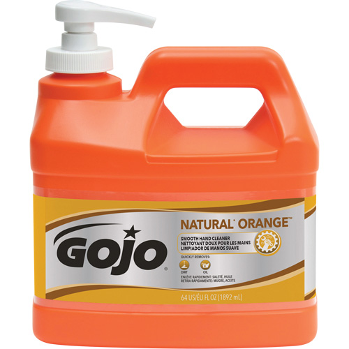 Nettoyant &agrave; mains Natural Orange, Cr&egrave;me, 1,89 L, Bouteille &agrave; pompe, Agrumes/Orange Oxymax Inc
