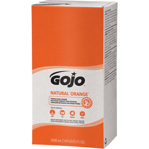 Nettoyant &agrave; mains Pro TDX 5000 Natural Orange, Pierre ponce, 5 L, Recharge, Agrumes/Orange Oxymax Inc