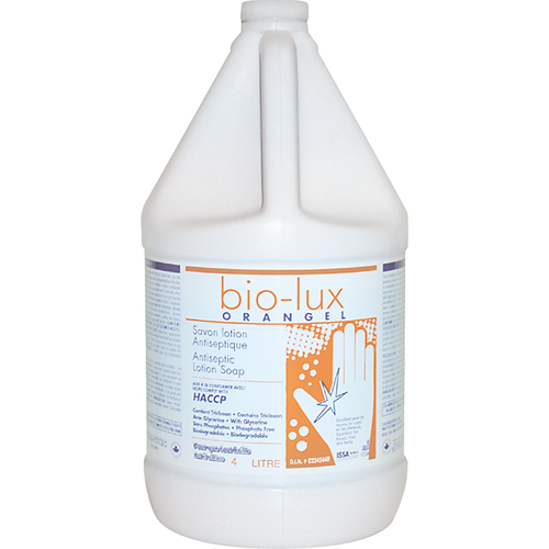 Bio-Lux Orangel Antiseptic Lotion Soap, Liquid, 4 L, Scented Oxymax Inc