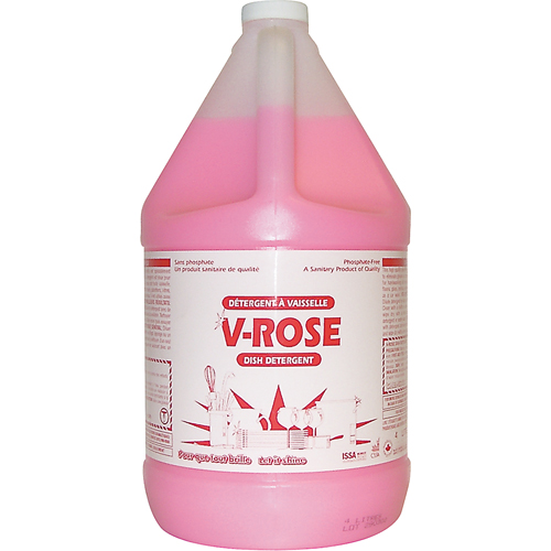 V-Rose Dish Detergent, Liquid, 4 L, Fresh Oxymax Inc