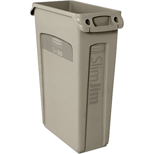 Contenants Slim Jim a/canaux de ventilation, Plastique, 23 gal. US Oxymax Inc