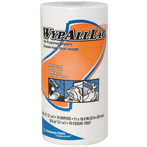 L40 Disposable Towels, All-Purpose, 11" L x 10-1/2"/10-2/5" W Oxymax Inc