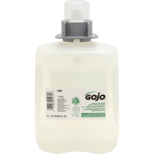 FMX-20 Green Certified Hand Soap, Foam, 2 L, Unscented Oxymax Inc