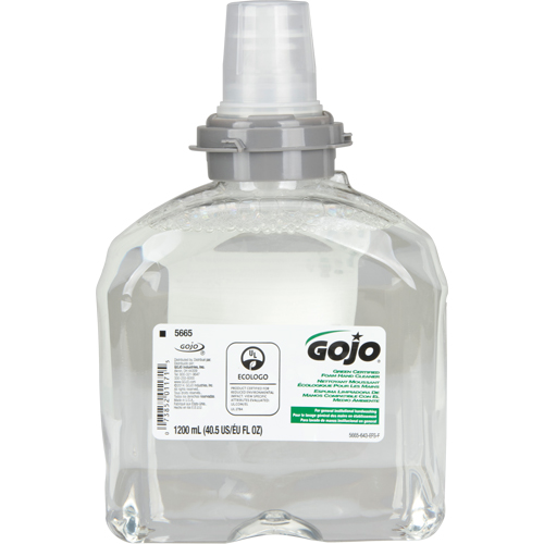 TFX Green Certified Hand Soap, Foam, 1.2 L, Unscented Oxymax Inc