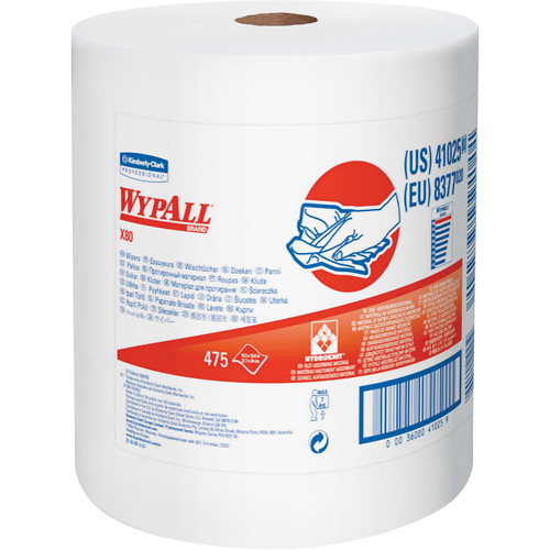 X80 Disposable Cloths, Heavy-Duty, 12-1/2" L x 13-2/5" W Oxymax Inc