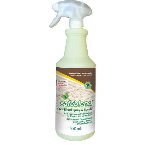 D&eacute;tachant & d&eacute;sodorisant pour les tapis et meubles rembourr&eacute;s, 950 ml, Bouteille &agrave; g&acirc;chette Oxymax Inc