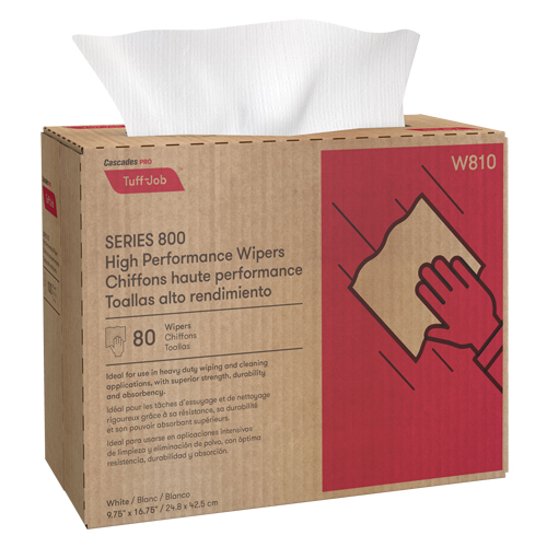 Pro Tuff-Job Wipers, Heavy-Duty, 9-3/4" L x 16-1/4" W Oxymax Inc