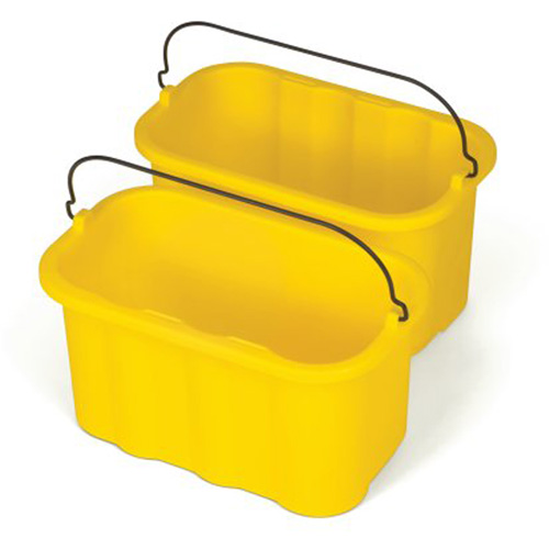 Seau porte-accessoires Executive Series, Capacit&eacute; de 2.5 gal. US (10 pintes), Jaune Oxymax Inc