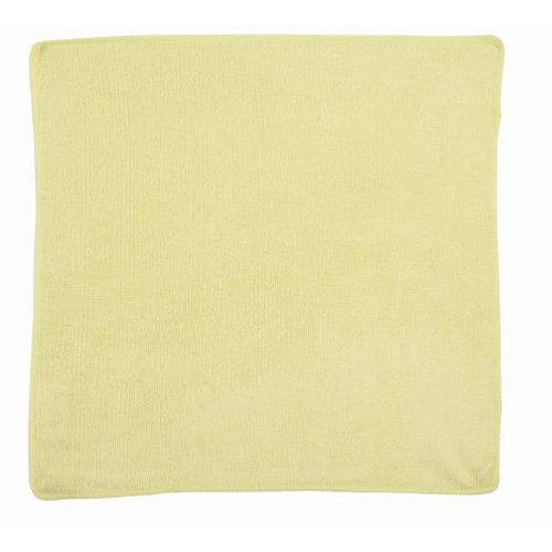 Chiffon de nettoyage pour travaux l&eacute;gers, Microfibre, Jaune Oxymax Inc