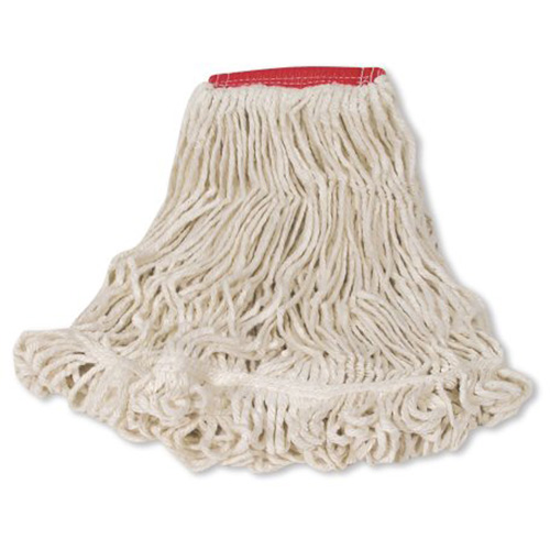 Super Stitch Wet Mop, Floor Finishing, Cotton/Yarn, 21 oz., Loop Style Oxymax Inc