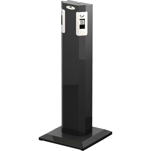 Cendrier sur socle, Sur pied, M&eacute;tal, Capacit&eacute; 1,6 gal. US, Hauteur 41-1/2" Oxymax Inc