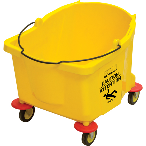 Mop Bucket, 9.5 US Gal. (38 qt.) Capacity, Yellow Oxymax Inc