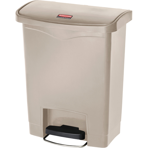 Slim Jim&reg; Waste Container, Resin, 8 US gal. Capacity Oxymax Inc