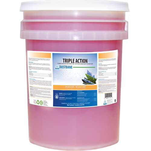 Nettoyant et d&eacute;graissant d&eacute;sinfectant Triple Action, 20 L, Seau Oxymax Inc