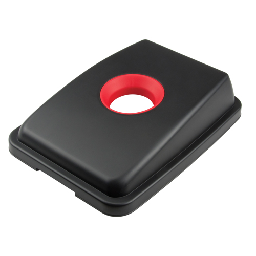 Waste Classification - Lid, Open Lid, Plastic, Fits Container Size: 17-1/4" x 12-1/2" Oxymax Inc