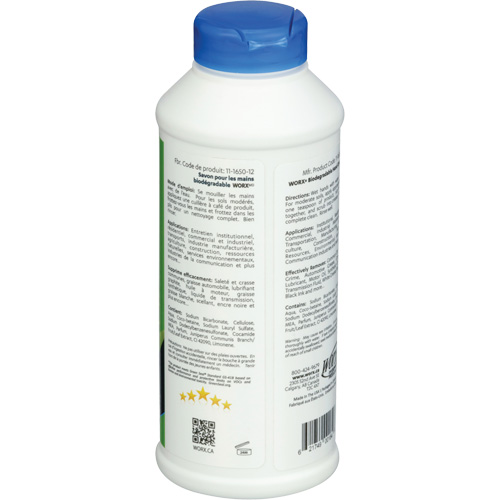 Nettoyant pour les mains biod&eacute;gradable, Poudre, 0,406 lb, Bouteille, Parfum&eacute; Oxymax Inc