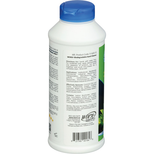 Nettoyant pour les mains biod&eacute;gradable, Poudre, 0,406 lb, Bouteille, Parfum&eacute; Oxymax Inc