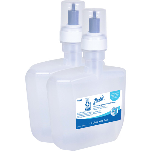 Scott&reg; Pro Moisturizing Foam Hand Sanitizer, 1200 ml, Cartridge Refill, 62% Alcohol Oxymax Inc