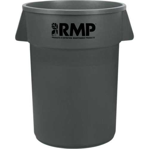 Garbage Bin, Polyethylene, 44 US gal. Oxymax Inc