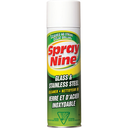 Nettoyant pour verre et acier inoxydable, 600 g, Canette a&eacute;rosol Oxymax Inc