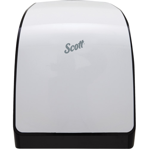 Distributeur d'essuie-mains &agrave; enroulement serr&eacute; &agrave; code bleu Scott Pro, Manuel, 12,66" la x 9,18" p x 16,44" h Oxymax Inc