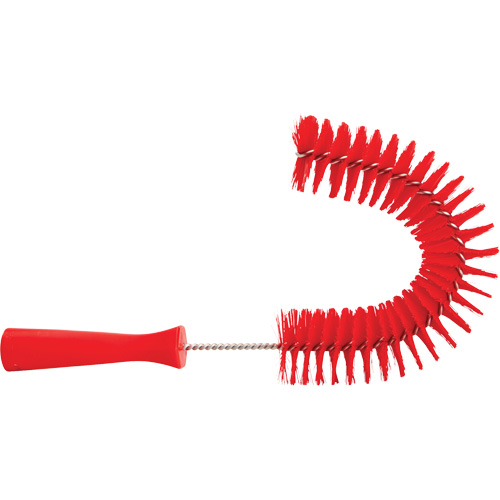 Hooked Brush, Medium/Stiff Bristles, 15-1/2" Long, Red Oxymax Inc