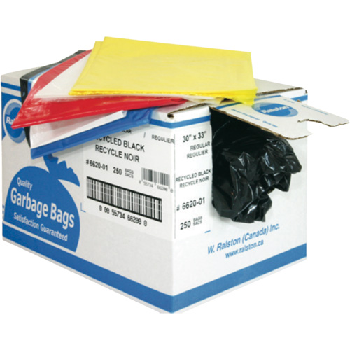 Sacs &agrave; d&eacute;chets industriels, 3T-Fort, 35" la x 50" lo, 2,7 mils, Orange Oxymax Inc