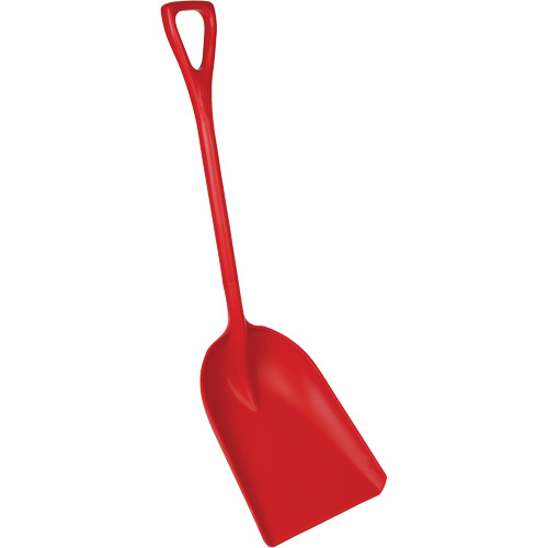 Pelle en un seul morceau pour la transformation des aliments, Lame 14" x 17", Longueur de 42-1/2", Plastique, Rouge Oxymax Inc