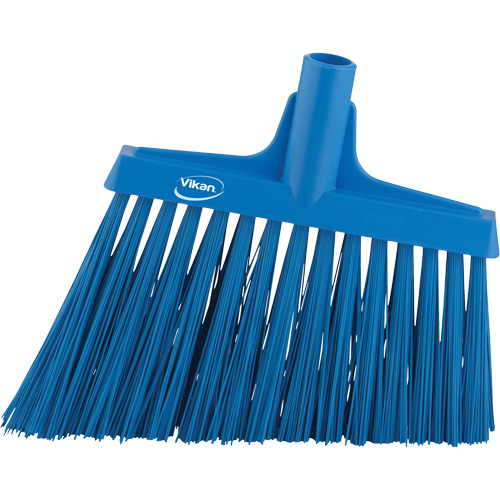 T&ecirc;te de balai oblique, Crins Extra-ferme, 12", Polyester, Bleu Oxymax Inc