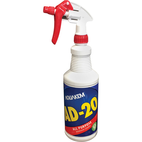Nettoyant & d&eacute;graissant AD-20, Bouteille &agrave; g&acirc;chette Oxymax Inc