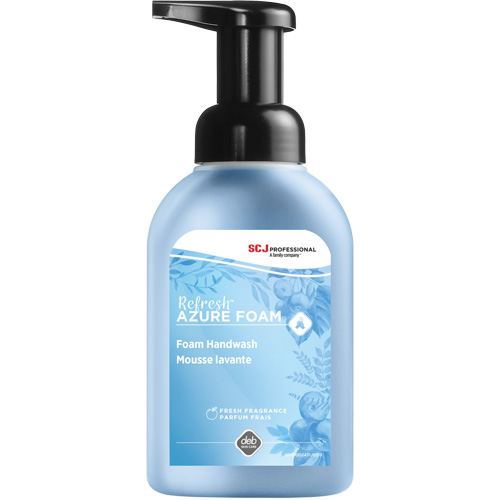 Savon &agrave; mains Refresh Azure, Mousse, 295 ml, Parfum&eacute; Oxymax Inc