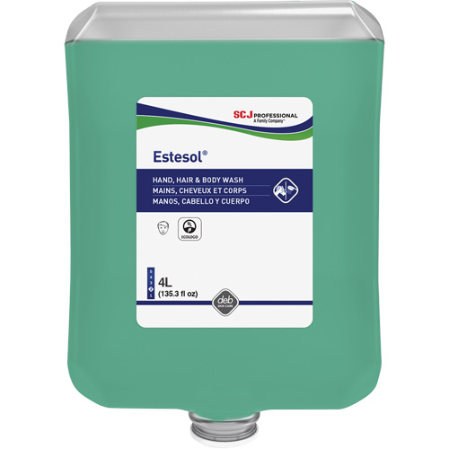 Estesol&reg; Hand, Hair & Body Wash, 4000 ml, Rain Forest, Plastic Cartridge Oxymax Inc