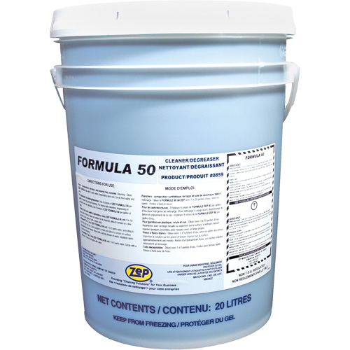 Formula 50 Heavy-Duty Alkaline Cleaner, 20 L, Pail Oxymax Inc