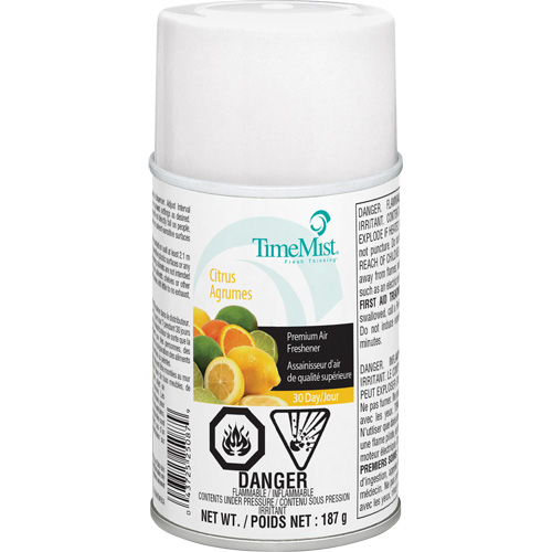 TimeMist&reg; Industrial Strength Air Freshener, Citrus, Aerosol Can/Cartridge Oxymax Inc