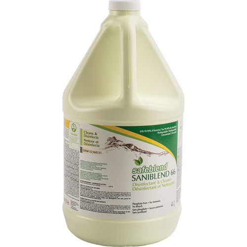 SaniBlend 66 Concentrated Disinfectant Cleaner, 4 L, Jug Oxymax Inc