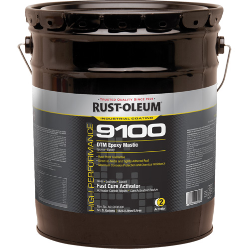 Activateur pour s&eacute;chage rapide pour mastic &eacute;poxy DTM du syst&egrave;me 9100, 5 gal., Seau Oxymax Inc